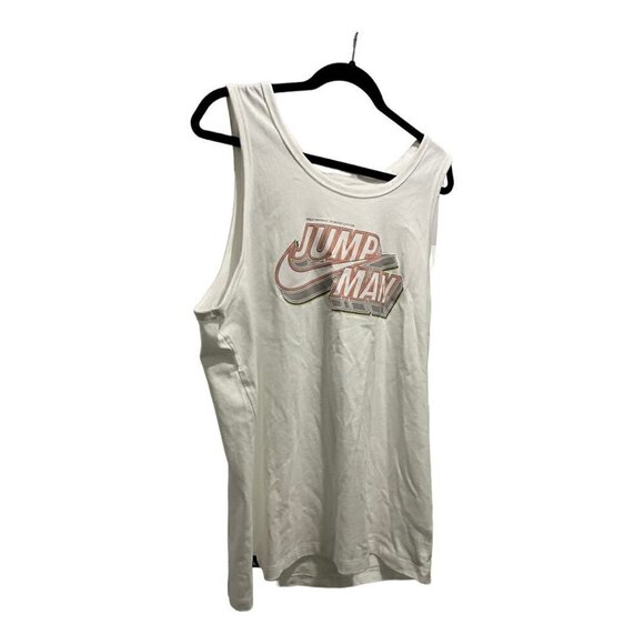 JORDAN Men's Jumpman White Tank Top - Picture 4 of 12